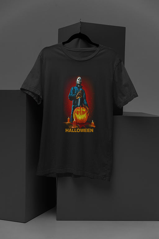 Horror Halloween Ghostly Nightmares | Vintage Horror Film Halloween T-Shirt