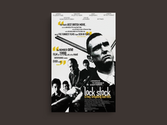 Lock, Stock and Two Smoking Barrels Canvas Print | Film Art Decor | Guy Ritchie Wall Hanging | Crime Movie Poster | Jason Statham Print