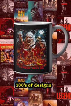 Horror Terrifier 2 11oz Mug | Terrifier 2 Horror Film Design Mug | Creepy Clown Mug