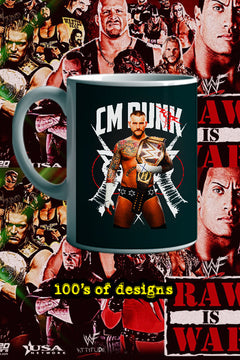 CM PUNK 11oz Mug | WWE Superstar Design by CM PUNK