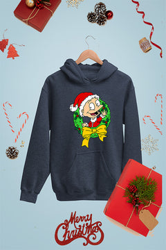 KIDS UGLY Rugrats Tommy Christmas Hoodie | 90s Cartoon Kids Sweatshirt |