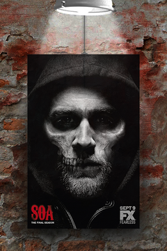 Sons of Anarchy Charlie Hunnam Gloss Poster | TV Show Man Cave Decor SOA Fans Gift