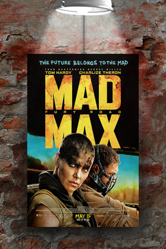 Mad Max: Tom Hardy | Premium Gloss Poster | Film Memorabilia | Movie Room Decor | Mad Max Design