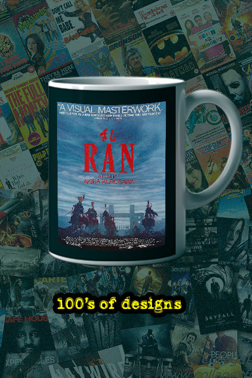 Ran 11oz Mug | Film Memorabilia | Ran Design | Vintage Movie Poster | Toshiro Mifune