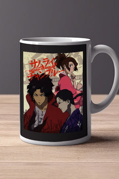 Samurai Champloo 11oz Mug featuring Mugen | Jin | Fuu Official Merchandise