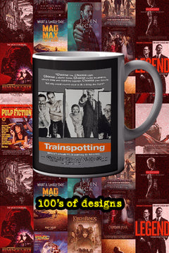 Trainspotting 11oz Mug Ewan McGregor Film Memorabilia Poster Art | Movie Collectible Gift Item for Fans