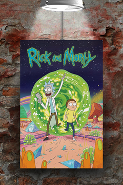 Rick and Morty Poster | Premium Gloss | Rick Sanchez | TV Show Design