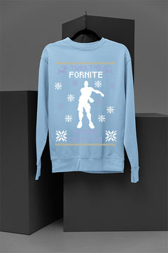 Twas The Fortnite Before Christmas Dance Pose | Festive Gaming Sweatshirt | Holiday Gamer Tee