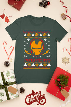 UGLY Ironman IronChristmas Ugly Christmas T-Shirt | Vintage Ironman Design | Retro Christmas Vib