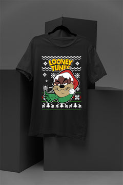 UGLY Taz Tasmanian Devil Christmas T-Shirt | Looney Tunes | Vintage |