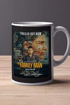 The Family Man 11oz Mug | TV Show Merchandise | Manoj Bajpayee Poster Art