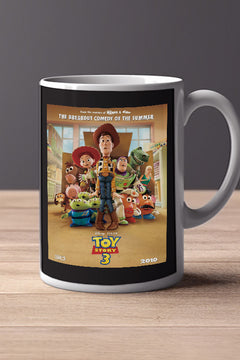 Toy Story 3 11oz Mug featuring Buzz Lightyear | Film Memorabilia | Woody | Retro Design | Movie Poster Art | Collector's Item