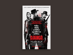 Django Unchained Canvas Print | Quentin Tarantino | Film Poster Wall Art