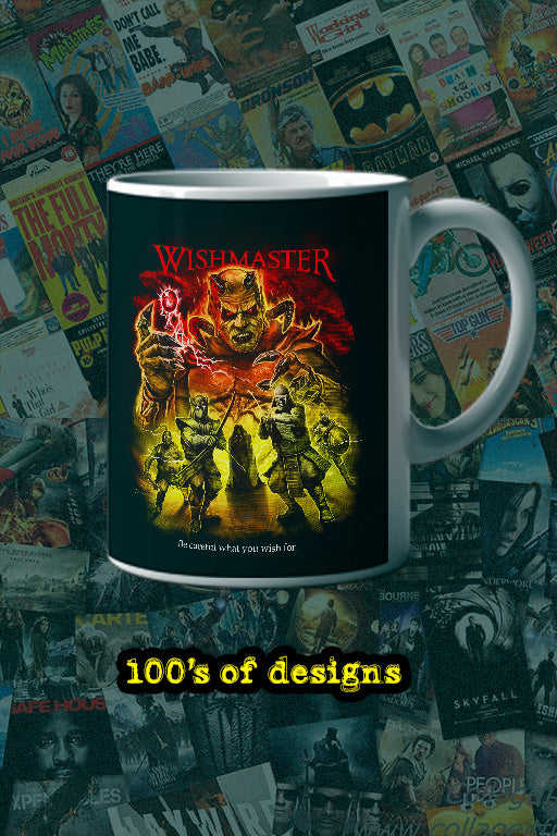 Halloween Wishmaster 11oz Mug | Horror Film Poster Design | Spooky Coffee Cup | Scary Movie Lover Gift