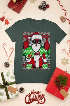 KIDS UGLY: Deadpool-Santa Pool Christmas T-Shirt | Kids Christmas Ugly Design |