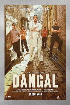 Dangal Aamir Khan Poster | Bollywood Movie Art Print | Glossy Wall Decor | Inspirational Cinema Artwork | Wrestling Film Design | Indian Film Memorabilia | Gift for Movie Lovers | Home Office Decoration