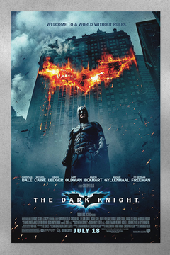 The Dark Knight Premium Gloss Poster | Heath Ledger | Film Poster Design | Movie Merchandise