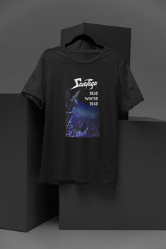 Savatage Dead Winter Dead Band Tee | Vintage 90s Metal Merch | Jon Oliva Music Apparel | Retro Heavy Metal Fashion | Rock Concert Nostalgia Shirt