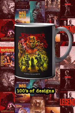 Halloween Wishmaster 11oz Mug | Horror Film Poster Design | Spooky Coffee Cup | Scary Movie Lover Gift