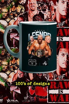 BROCK LESNAR 11oz Mug | WWE Superstar Brock Lesnar | Wrestling Fan Gift