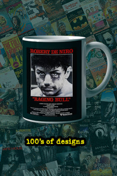 Raging Bull 11oz Mug | Film Memorabilia Raging Bull Design | Robert De Niro Mug