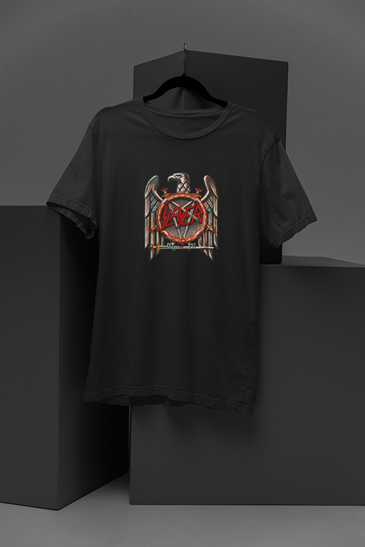 Slayer | Band Tee | Vintage Metal | Thrash Metal | 80s Metal | Concert Shirt | Metalhead Gift | Hardcore Music Fashion | Rock Legends | Graphic Tee | Metal Fan Apparel