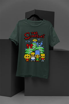 UGLY - Retro Bart Xmas Chaos | Vintage Simpsons Style - Quirky Holiday Tee |