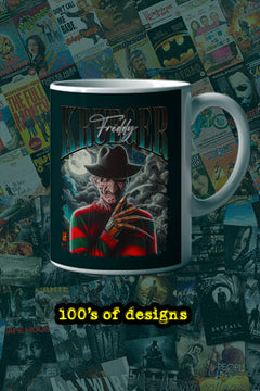 Halloween Freddy Krueger 11oz Mug | Horror Film Fan Gift | Scary Movie Coffee Cup | Nightmare on Elm Street Merchandise