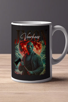 Halloween Jason Voorhees 11oz Mug | Horror Film Poster Design