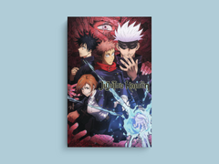 Jujutsu Kaisen Canvas Print | Gojo Satoru | Yuji Itadori | TV Show Design