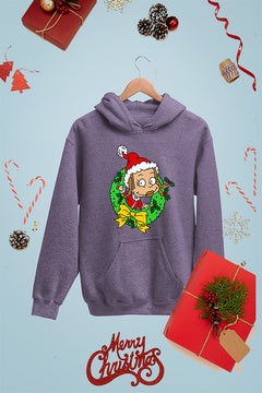 KIDS UGLY Rugrats Susie Christmas Hoodie | Retro Rugrats Kids Design