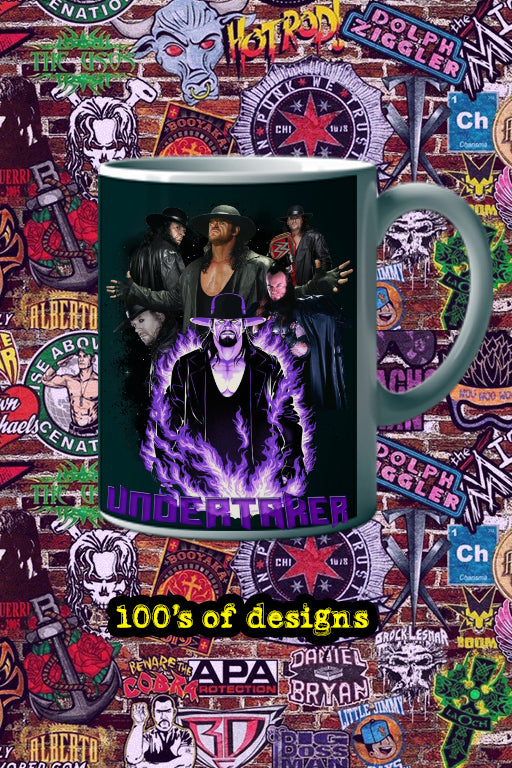 UNDERTAKER 11oz Mug | Pro Wrestling | Vintage | Collectible | Wrestling Legend | Gift for Fans | Ceramic Cup | Wrestler Memorabilia