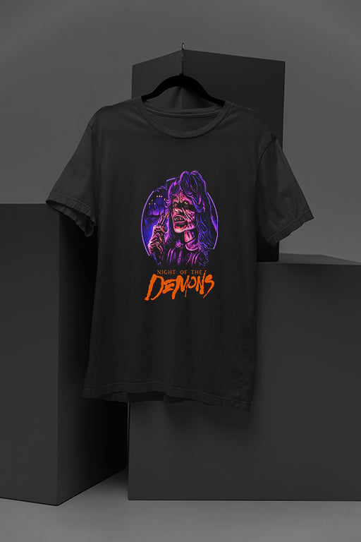 Horror Demons | Vintage Graphic Tee | Scary Costume Gift | Halloween