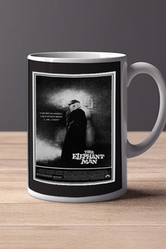 The Elephant Man 11oz Mug Edward MERRICK | John HURT Vintage Movie Poster Printzheimer, Film Lover, Unique Film Gift for Him and Her