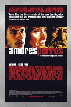 Amores perros Gael García Bernal Premium Gloss Poster | Film Memorabilia Art | Mexican Cinema Decor | Alejandro González Iñárritu Movie Print