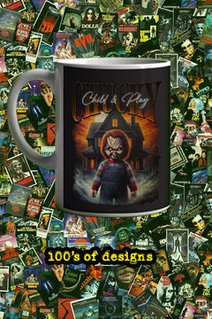 Halloween Chucky 11oz Mug | Horror Film | Chucky Design | Halloween Decor | Scary Movie Mug