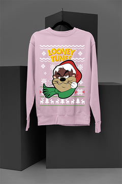 UGLY Taz Tasmanian Devil Christmas Sweatshirt | Looney Tunes | Vintage