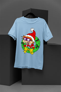 "UGLY Retro Rugrats Chuckie Christmas Tee | 90s Cartoon Character | Vintage Ugly