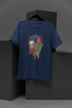 Horror Freddie and Jason Mashup T-Shirt | Horror Film Fan Tee | Halloween