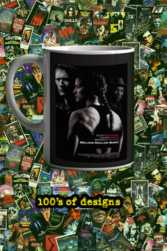 Million Dollar Baby 11oz Mug | Film Memorabilia | Clint Eastwood Hilary Swank | Movie Poster Design