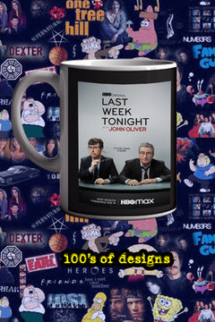 Last Week Tonight with John Oliver 11oz Mug | TV Show Poster Design | John Oliver