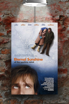 Eternal Sunshine of the Spotless Mind Poster | Jim Carrey Kate Winslet Film Design