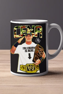 JOHN CENA 11oz Mug | Pro Wrestling Legend Cena Image Merchandise