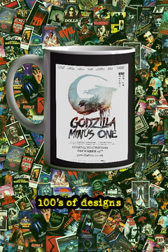 Godzilla Minus One 11oz Mug | Film Memorabilia | Godzilla Minus One Poster | Lead Actor's Name