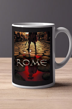 Rome 11oz Mug | TV Show Rome Design | Julius Caesar and Mark Antony Mug