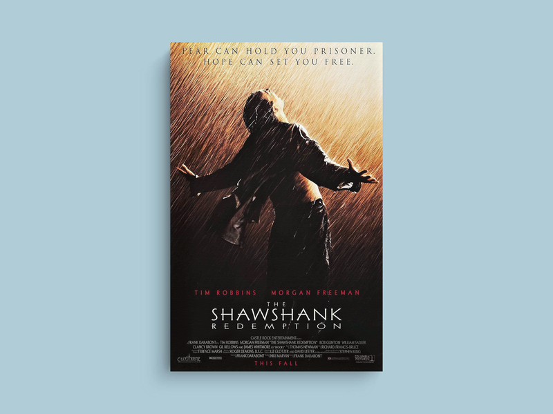 The Shawshank Redemption Canvas Print Tim Robbins | Morgan Freeman Film Artítulo Text SEO Shopify Etsy