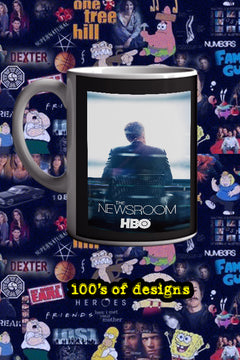 The Newsroom 11oz Mug Aaron Sorkin Jeff Daniels Emily Mortimer Coffee Cup TV Show Design | Television Series Fan Gift Home Office Decor