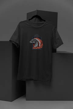 House of The Dragon Flaming Dragon Emblem T-shirt | Game of Thrones Inspired Tee | House of The Dragon Apparel | Dragon Logo Shirt | Fire and Dragon Tee | Game of Thrones Fan Gift | Dragon Symbol Top