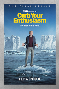 Curb Your Enthusiasm Larry David Premium Gloss Poster | TV Show Fan Art Design | Comedy Series Wall Art | Curb Your Enthusiasm Decor | Larry David Poster Print