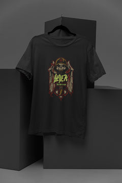 Slayer All Of Life Decays | Vintage Metal Band Tee | Reign of Blood | Thrash Metal Fashion | Metalheads Must-Have | Retro Slayer Tribute Shirt | Cult Classic 80's Style | Heavy Metal Legends Shirt